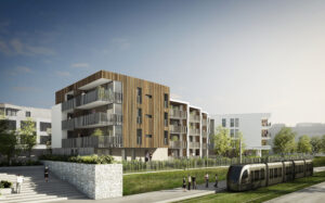 35 logements sociaux, ilot 6C - ZAC des Grisettes - Montpellier (Ateliers 234)