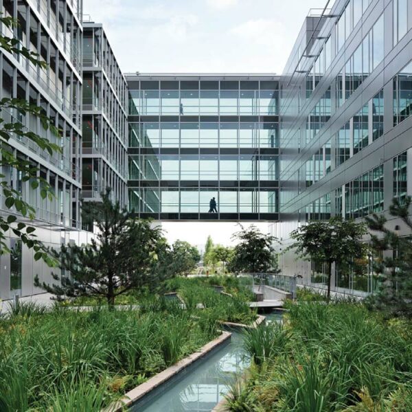 patio campus bureaux rivière