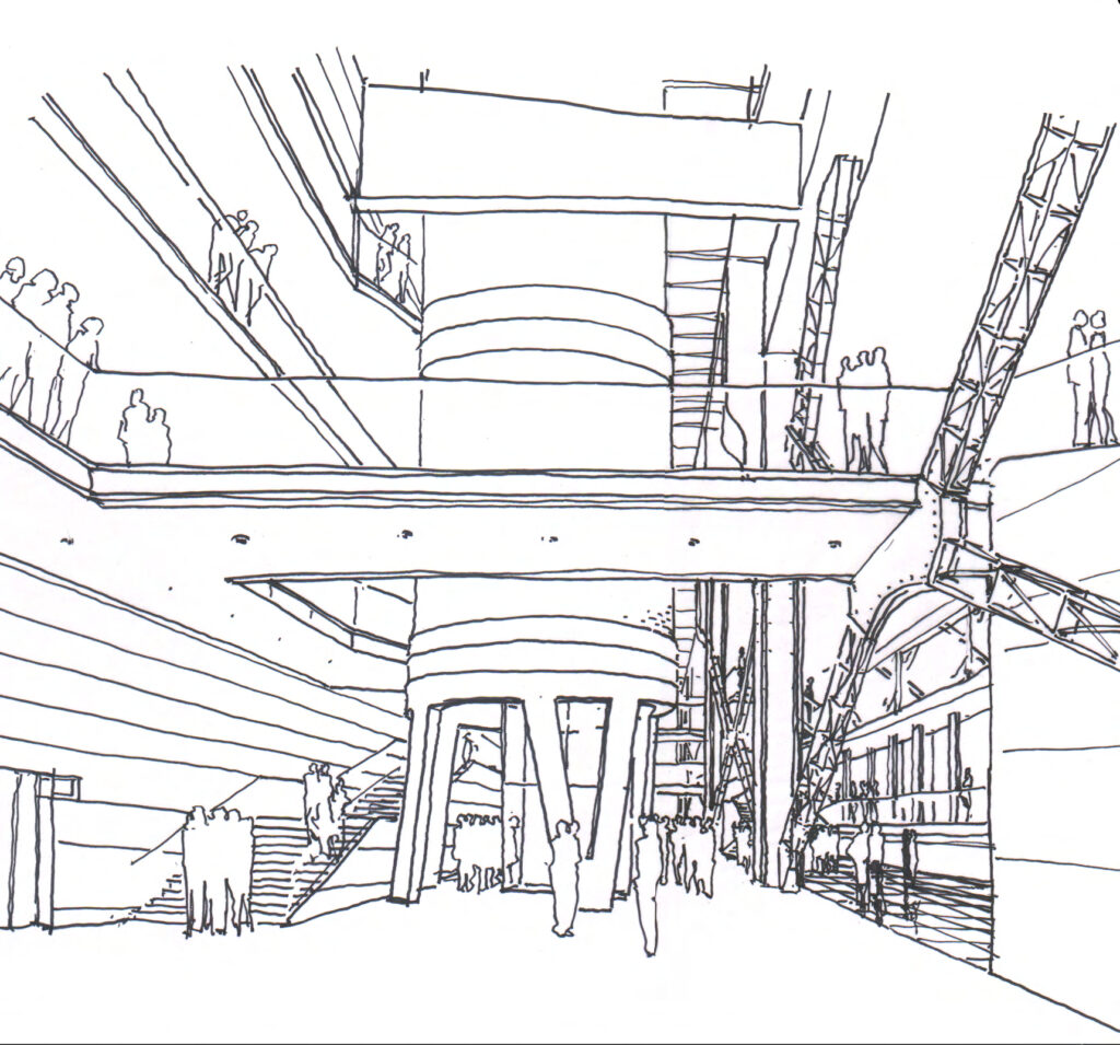 croquis d'ambiance