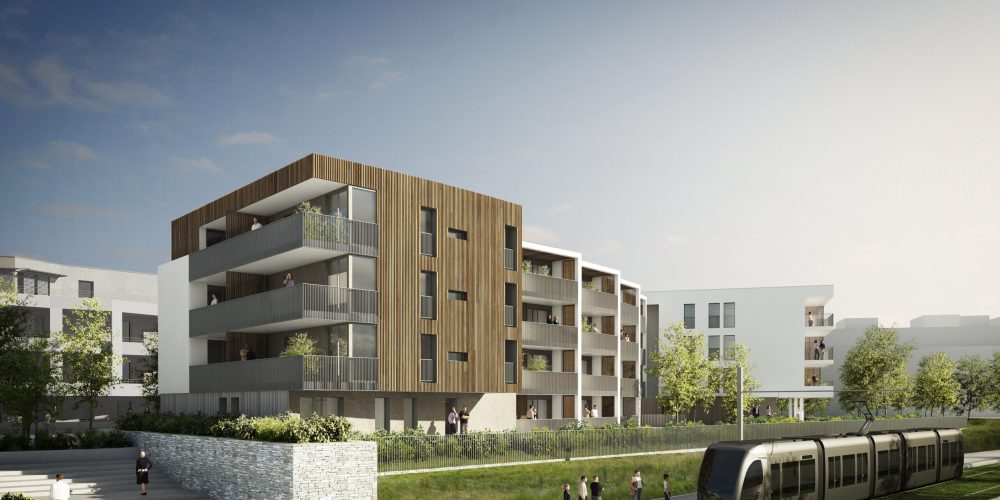 35 logements sociaux, ilot 6C - ZAC des Grisettes - Montpellier (Ateliers 234)
