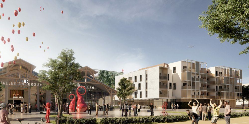 Art'ere - Réhabilitation des Halles Amouroux - Dessine-moi Toulouse (Ateliers 234)